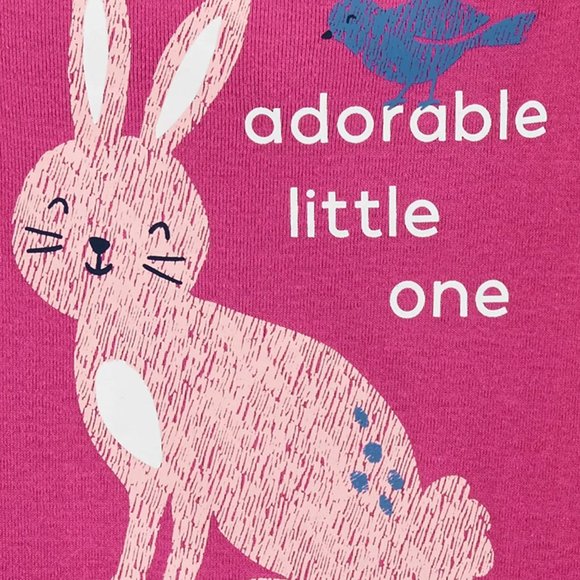Carter's Bunny Cotton Coveralls 2 Pack - 6 Months - Picture 2 of 4
